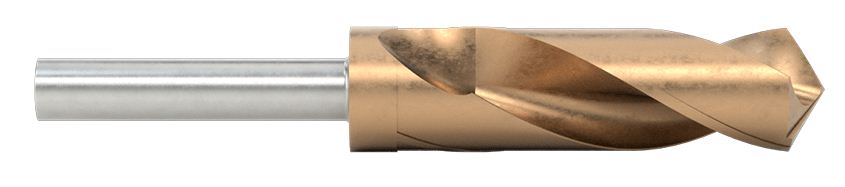 3322A29 - Bit:1/2" Diameter Reduced-Shank Drill Bit TiN-Coated Cobalt Steel, 25/32" Size.# 3322A29.M